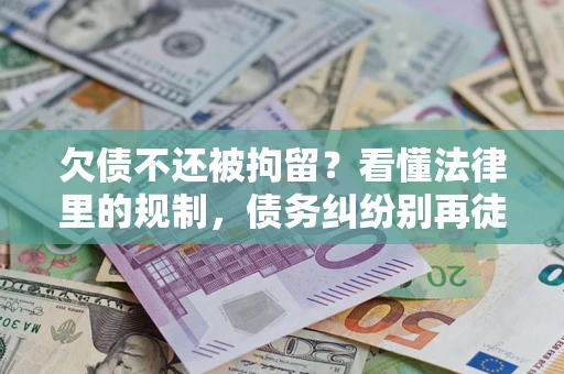 北京欠债不还被拘留？看懂法律里的规制，债务纠纷别再徒劳奔波
