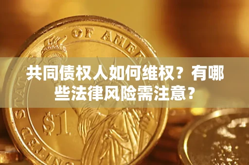 北京共同债权人如何维权？有哪些法律风险需注意？