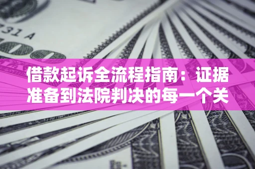 北京借款起诉全流程指南：证据准备到法院判决的每一个关键步骤
